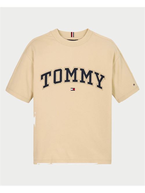 T-shirt enfant Tommy Hilfiger avec grand logo TOMMY HILFIGER | KB0KB08666TAEX